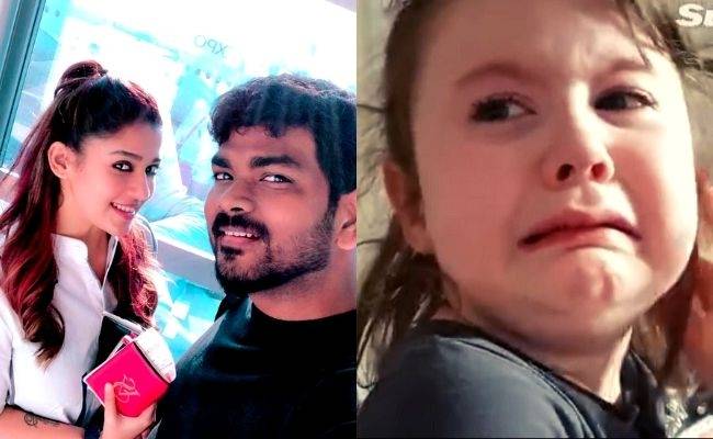 Nayanthara's beau Vignesh Shivan shares a hilarious video of a baby girl which goes viral