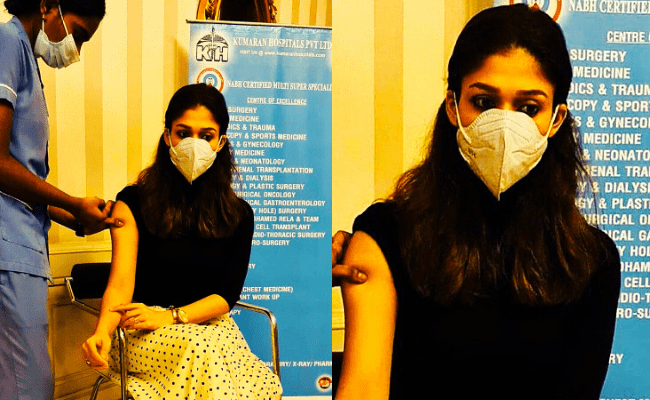 Nayanthara’s team thrashes latest rumours about the actress’ latest vaccination pic