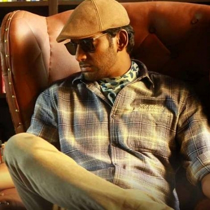 New viral picture from Vishal Prasanna’s Thupparivalan 2 directed by Mysskin