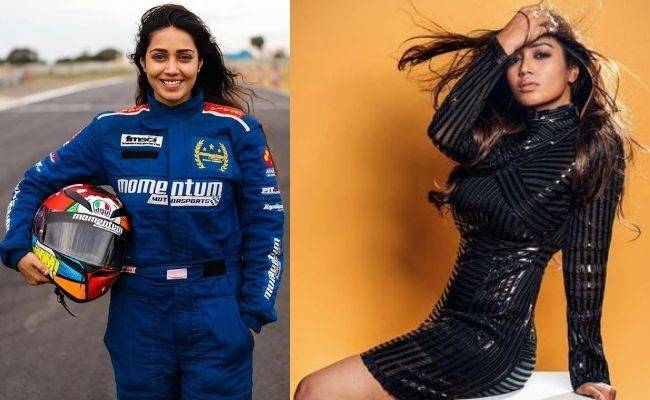Nivetha Pethuraj achieves a new mass feat - stuns in car racing; video goes VIRAL