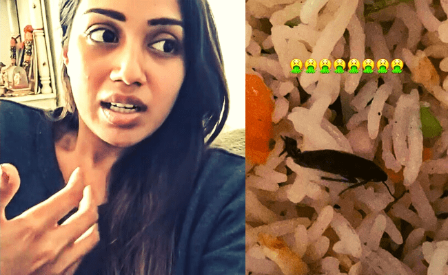 Nivetha Pethuraj lashed out at this restaurant as she found cockroach twice in her food