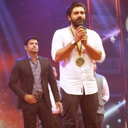 Nivin Pauly bags the Person of the year award in Behindwoods Gold Medals Nivin Pauly bags the Person of the year award in Behindwoods Gold Medals