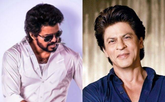 "One word about 'Thalapathy' Vijay?" Bollywood superstar Shah Rukh Khan gives a 'Theri' reply to a fan's question!