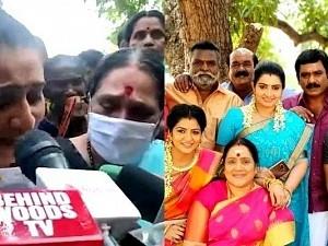 Pandian Stores co-stars about VJ Chithu: "I felt like losing my sister...!" - Sujitha!