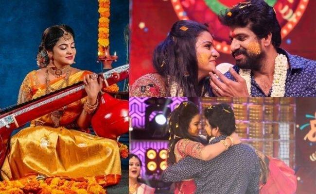 Pandian Stores Mullai Chithu VJ romantic pics with to be husband goes viral