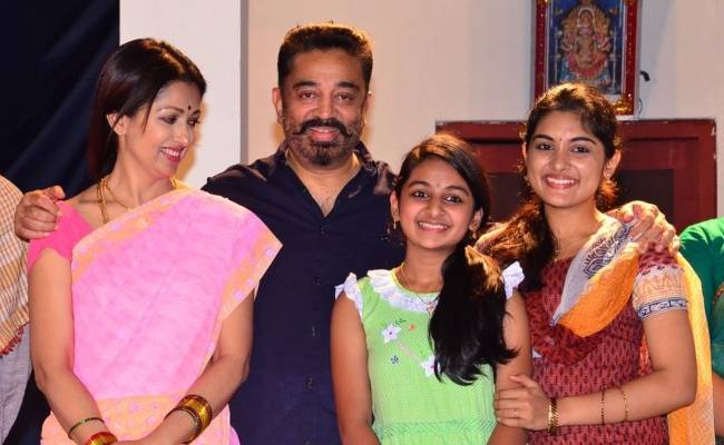 Papanasam little girl Esther Anil in a saree has fans wondering