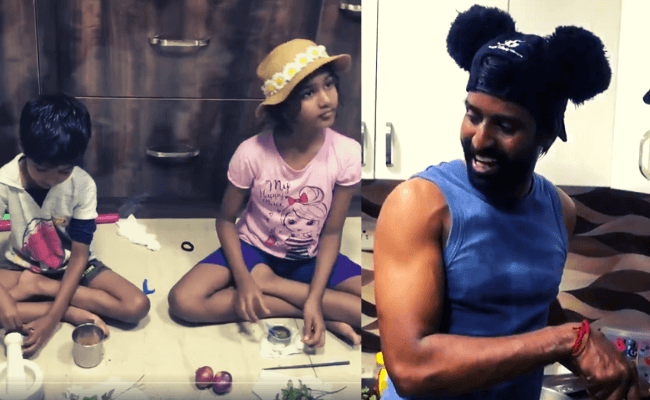 Parotta Soori becomes biriyani soori; shares funny video with his adorable kids