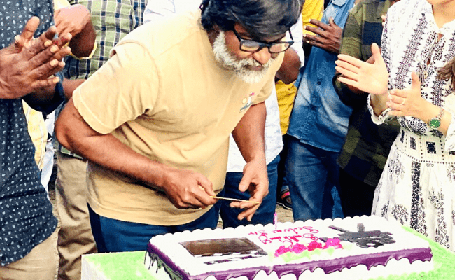 Pics from Selvaraghavan’s first birthday celebration as an actor are going viral ft Saani Kaayidham