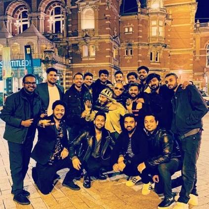 Picture of Sivakarthikeyan Vignesh Shivan Vivek Siva meet to celebrate Anirudh Birthday