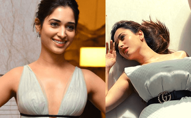 Picture: Tamannaah's quarantine pillow challenge picture is going viral