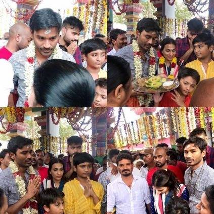 Pictures - Dhanush takes a short spiritual break from Karnan