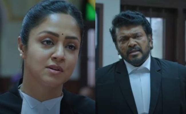 Ponmagal Vandhal official trailer ft. Jyothika-Parthiepan