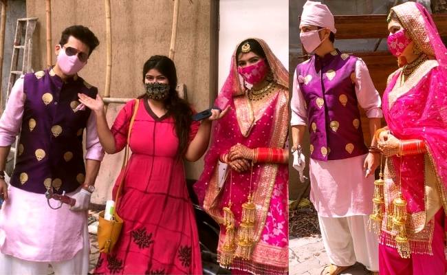 Popular actor gets married to actress girlfriend amidst Covid19 ft Manish and Sangeita