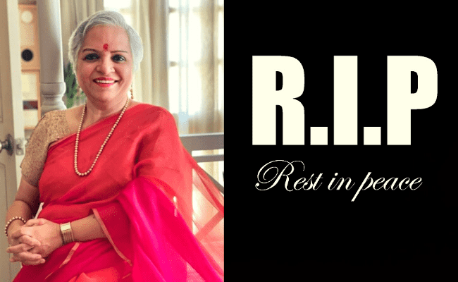 Popular actress and comedian's mother Dr Padmavati Dua succumbs to Covid 19 ft Mallika Dua