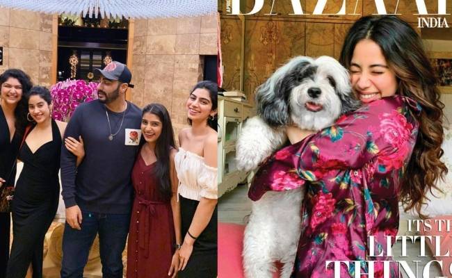 Popular actress Janhvi Kapoor posts magazine cover image on Instagram.