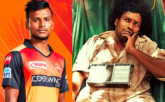 Popular cricketer reveals the relationship between Yogi Babu and bowler Natarajan