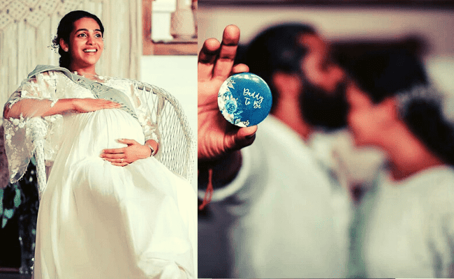 Popular hero and his wifey’s first baby shower is the new talk-of-the-town; viral pics ft Balu Varghese