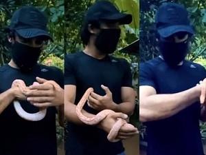 Popular hero makes a new ‘friend’ amidst lockdown - gripping video goes viral!