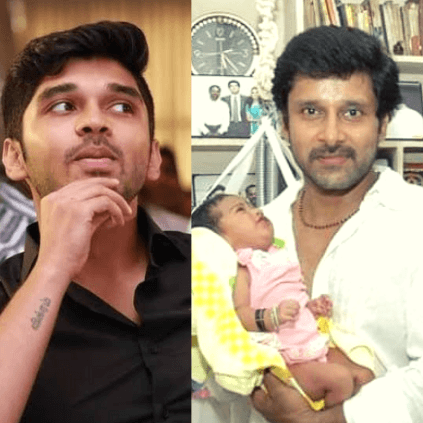 Popular PRO wishes Dhruv by posting a viral throwback picture of father Vikram ft. Adithya Varma