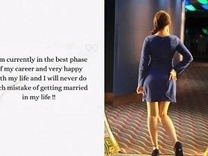 "I will NEVER do the mistake of GETTING MARRIED...!" - Popular actress' shocking statement! What happened?