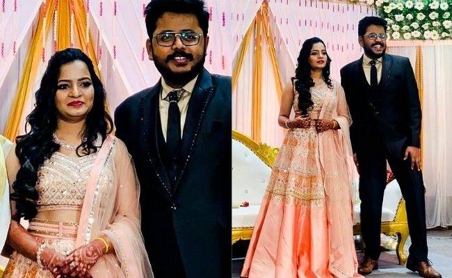 Popular Vijay TV fame singer gets married pics go viral