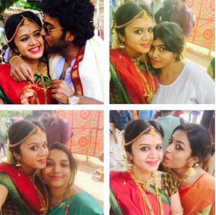Popular VJ Anjana married Kayal Chandran today, the 10th March