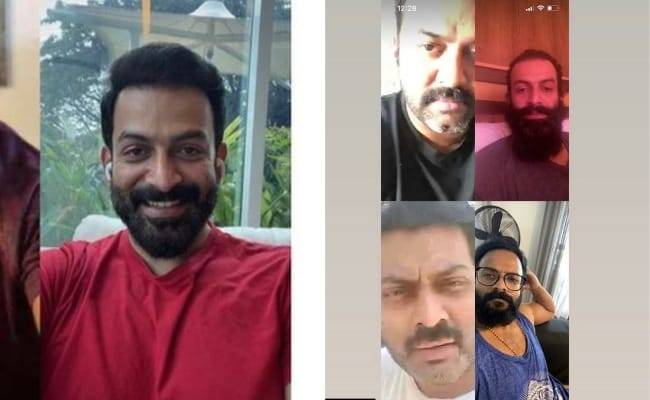 Prithviraj's latest videocall screenshot makes waves on social media