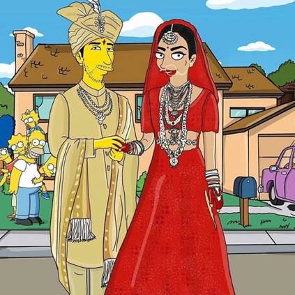 Priyanka Chopra appears on Simpsons Cartoon