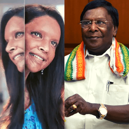 Puducherry Chief Minister V. Narayanasamy announces tax relief for Deepika Padukone's Chhapaak