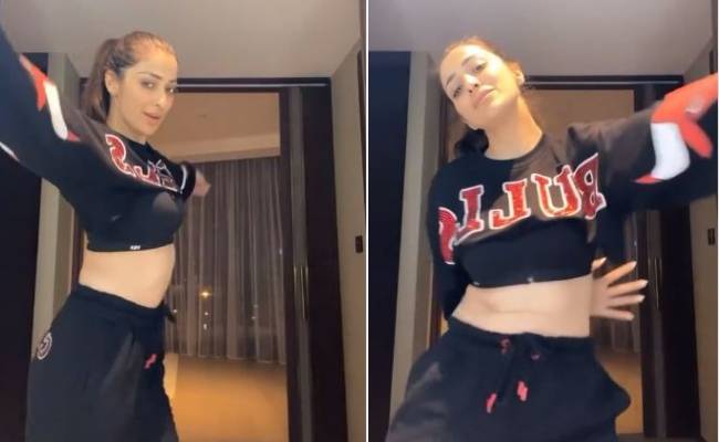 Raai Laxmi enthralls with her belly dance– Watch VIDEO here!