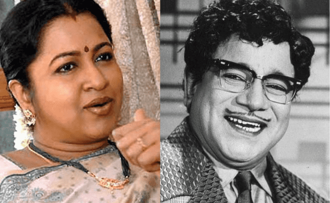 Radhikaa remembers her dad M.R.Radha on his birthday