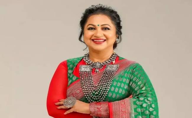 Radikaa Sarathkumar receives award for her achievements in the UK Parliament