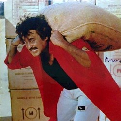 Raghava Lawrence featured in the 4th row in Rajinikanth's Uzhaippali song