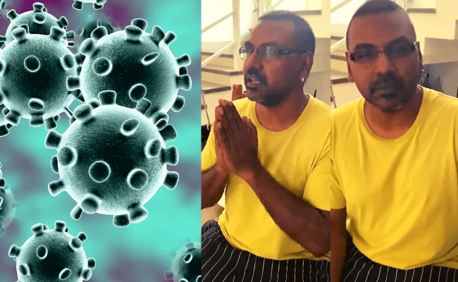 Raghava Lawrence posts a video of Coronavirus