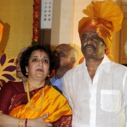 Rajinikanth and Latha Rajinikanth fly to Mumbai to pay homage to Sridevi