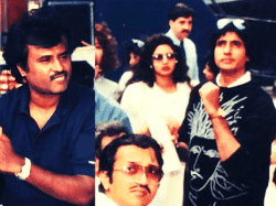 Rajinikanth's throwback pic with Sridevi, Amitabh Bachchan and this star is storming the Internet!