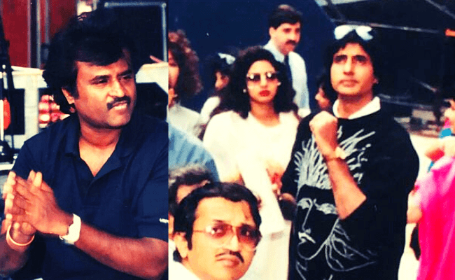 Rajinikanth's throwback pic with Sridevi, Amitabh Bachchan and this star is going viral