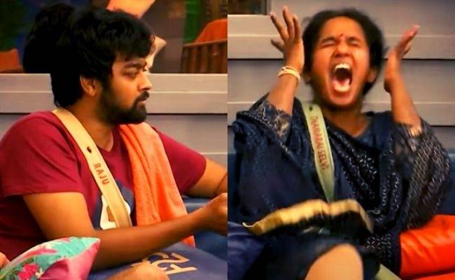 Raju's 'STORY' inside Bigg Boss Tamil 5 makes Thamarai scream!! New Promo