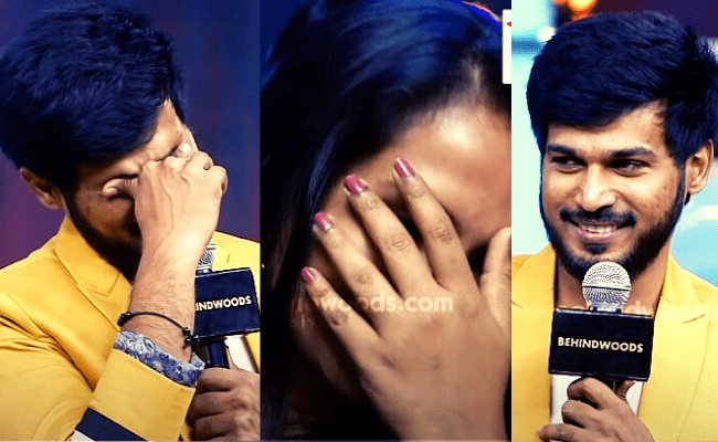 Rakshan gets emotional about his wife for the first time on stage; viral video from Behindwoods Gold Icons