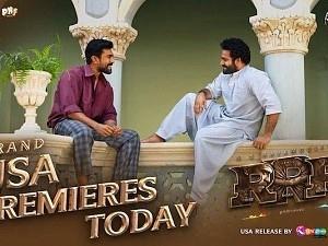 Ram Charan and Jr NTR's RRR US Grand premiere today - Details!