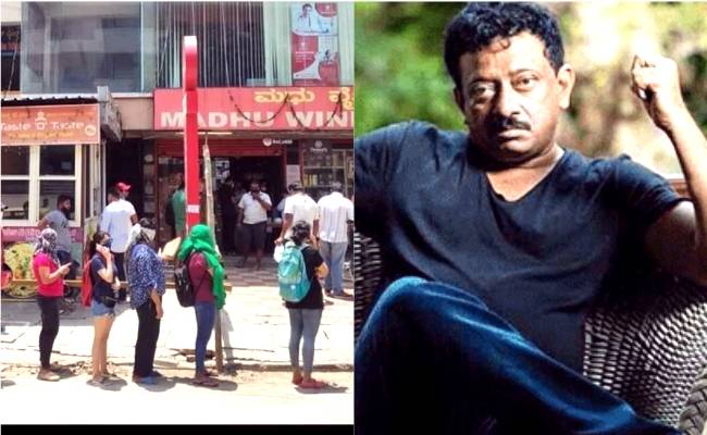 Ram Gopal Varma comments on women buying liquor