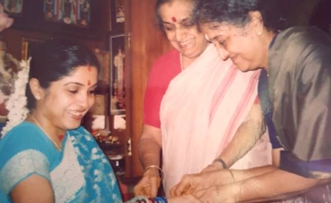 Ramya Krishnan baby shower pic lady is radiance personified