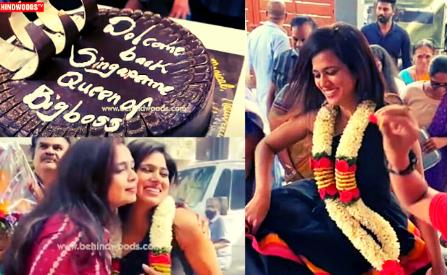 Ramya Pandian gets a grand welcome after her Bigg Boss 4 stint; viral video