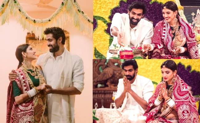 Rana Daggubati and Miheeka Bajaj's first pics from their post-wedding rituals are going viral