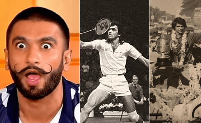 Ranveer Singh shares throwback pictures of Deepika Padukone's dad, Prakash Padukone.