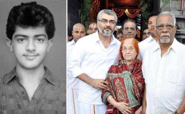 Rare unseen picture of Thala Ajith with his parents goes Viral