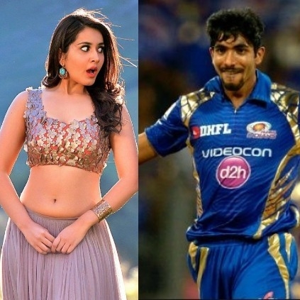 Rashi Khanna is in love with Jaspreet Bumrah tamil cinema news