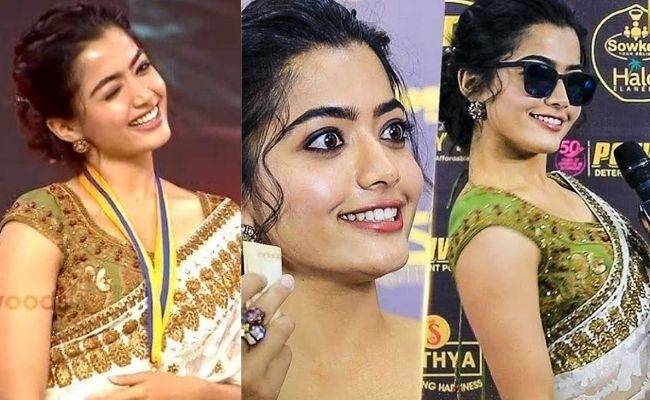 Rashmika Mandanna answers Friendship, Love and Marry game at Behindwoods Gold Medals 2019