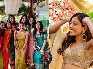 "OMG! What a beautiful bride she is..." - Rashmika on cloud nine post her friend's wedding!