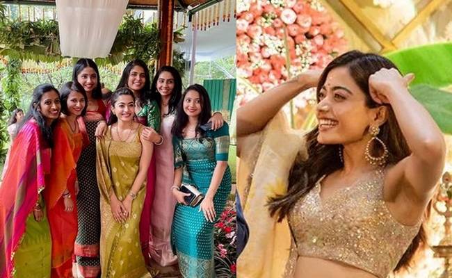 Rashmika overjoyed about her friend wedding